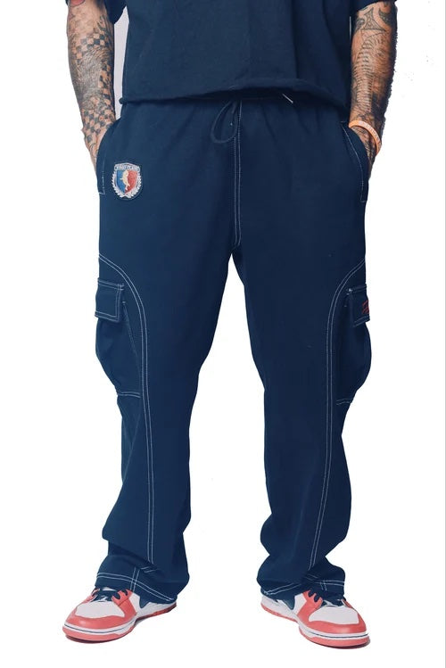 FC CARGO JOGGERS - 3M LOGO - BLACK